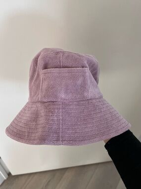 Lack of Color Lilac Terry Bucket Hat Cotton Designer Unisex Pastel Hat